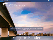 Tablet Screenshot of mbenderlaw.com